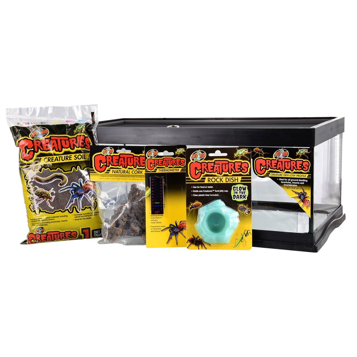 Creatures Creature Den Low Profile Starter Kit - 6 gal